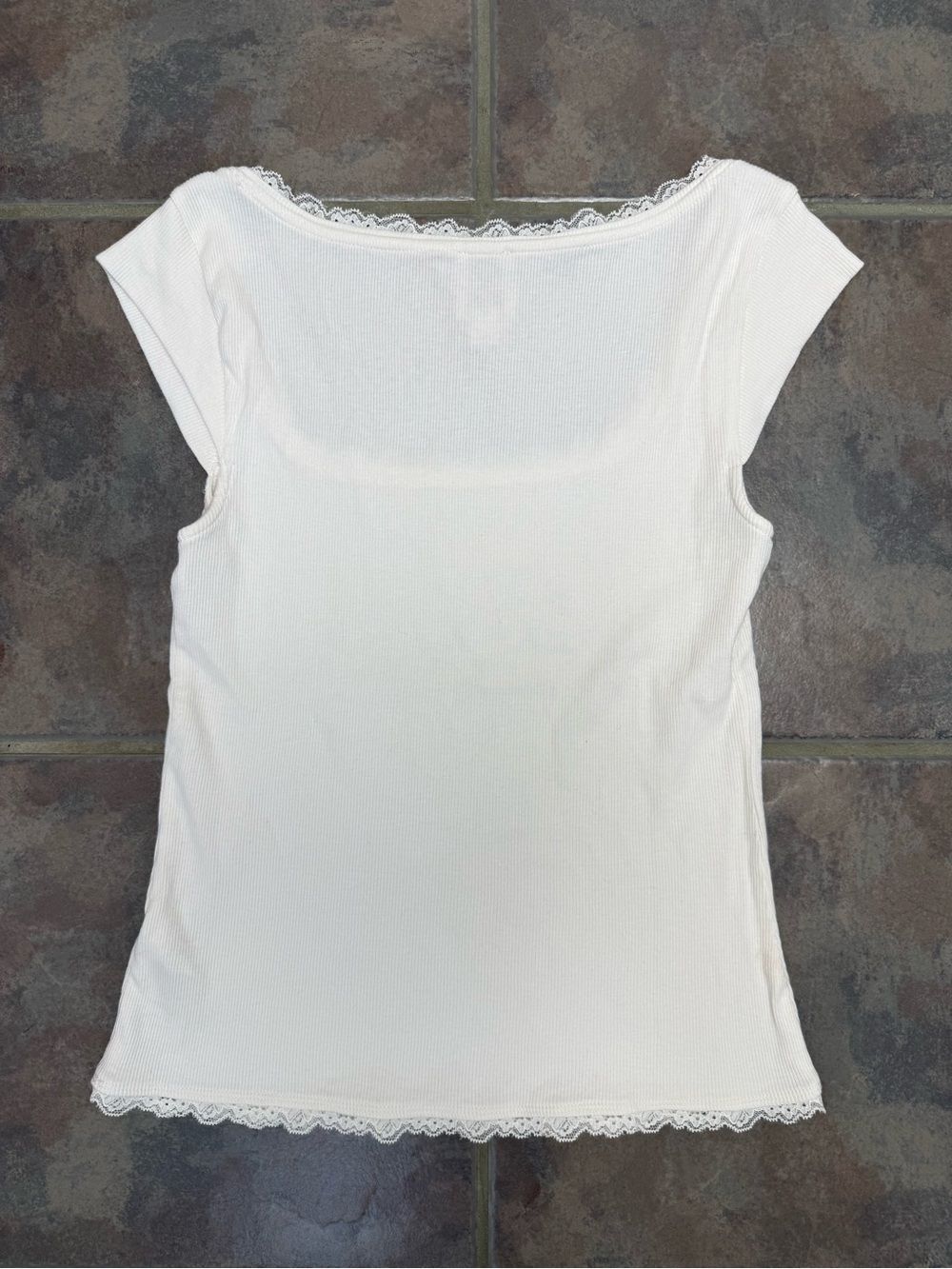 Maeve Ribbed Cap-Sleeve Top - Picture 2 of 6